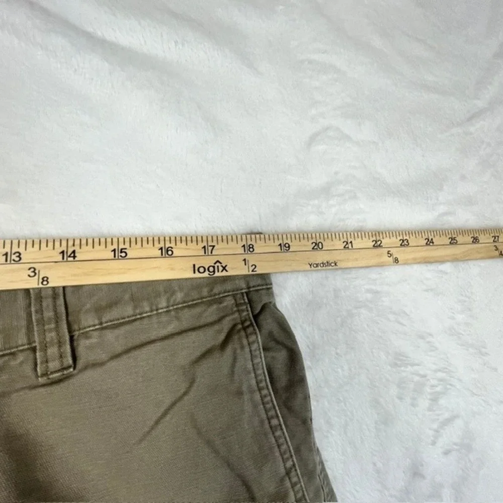 Columbia Mens 38x30 Khaki Cotton Canvas Cargo Utility Pants AM8142 Tan Outdoor